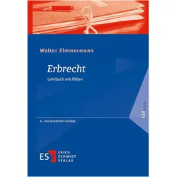Zimmermann:Erbrecht, Fachbücher von Walter Zimmermann