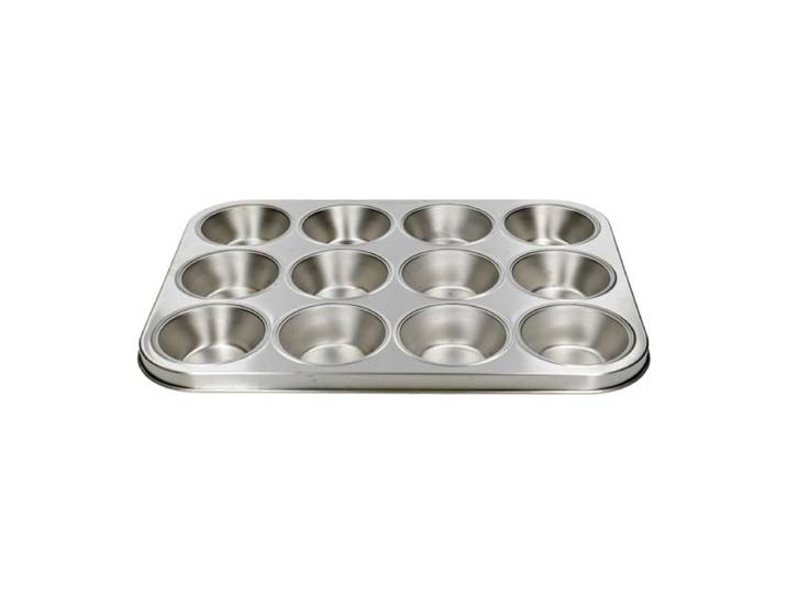 Muffinvorm, gerecycled rvs, PFAS-vrij, 12 stuks