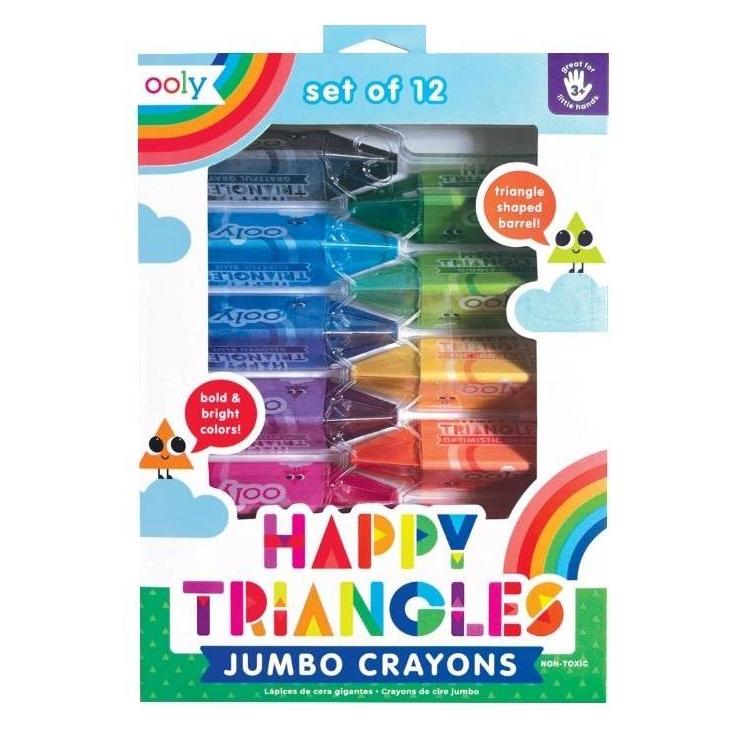 Ooly Happy Triangles Jumbo-Buntstifte 12 Stk (12x) (58222773)
