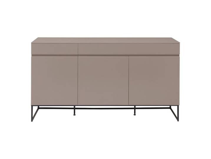 CASA DOMA Wilco Sideboard 160 cm oder 180 cm breit - Lack basalt
