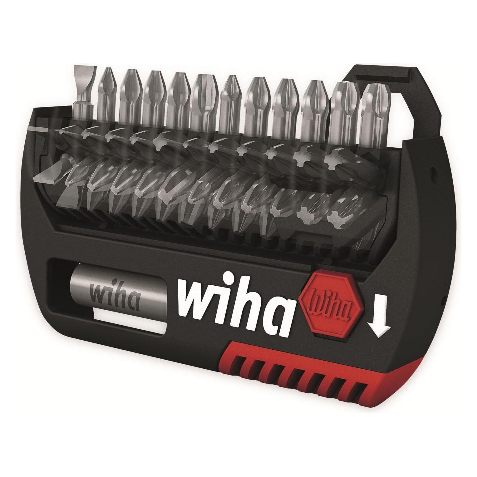 Wiha Bit Set FlipSelector Standard 25 mm Pozidriv, TORX 13-tlg. 1/4" (39040) (WH39040)