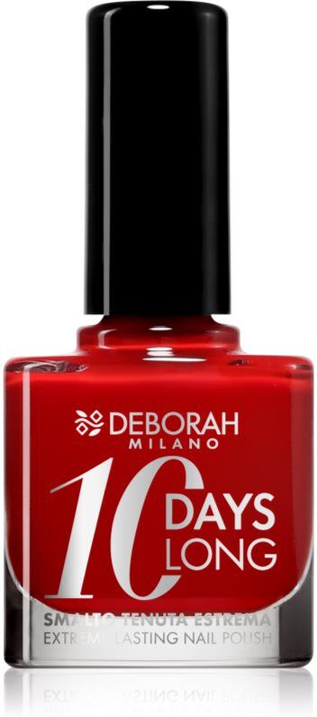 Deborah Milano 10 Days Long quick-drying nail polish shade 161 Dark Red 11 ml