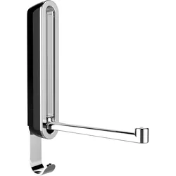 Klapphaken SIGMA (BHT 2,50x18,50x2,50 cm) - schwarz - BHT 2,50x18,50x2,50 cm