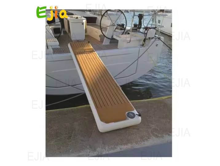 Plateforme aquatique gonflable portable, ponton de baignade, passerelle flottante gonflable pour yacht, bateau, piscine, plage, océan