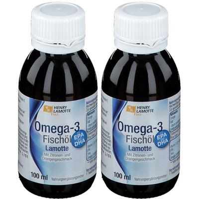 Omega 3 Fischoel Lamotte x2 2x100 ml Öl