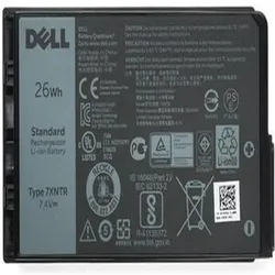 Dell Battery 26Whr 2 Cell (2 Zellen, 3420 mAh), Notebook Akku, Grau, Schwarz