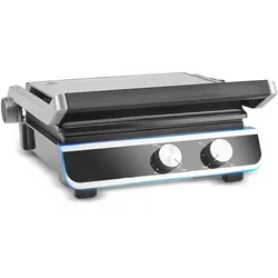 Karaca Nova Grill Kontaktgrill & Sandwich-Toaster aus Edelstahl mit Timer, 2000W, Inox, Kapazität für 6 Toastscheiben