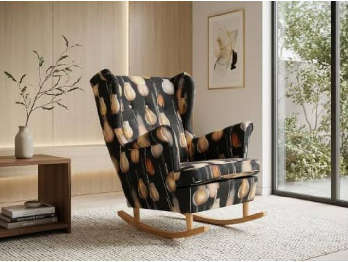 Family Meble Schaukelsessel Ari Design – skandinavischer Sessel – Variante Rayo 1
