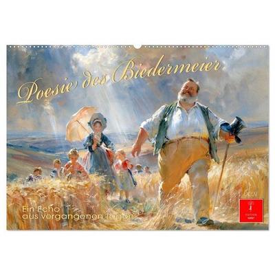 Poesie des Biedermeier (Wandkalender 2027 DIN A2 quer), CALVENDO Monatskalender