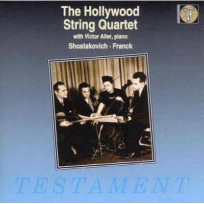 Klavierquintett in g-moll/Klavierquintett in f-Mol - The Hollywood String Quartet, CD
