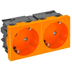 OBO Bettermann Vertr Steckdose 33 Grad, 2-fach STD-D3SC ROR2