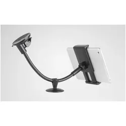 DLH UNIVERSAL CAR SUPPORT FOR TABLT UP TO 10IN FLEX ARM 114-188MM., Tablet Halterung, Schwarz