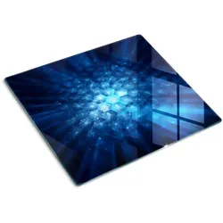 GLASPLATTE 60x52 cm Kristalle