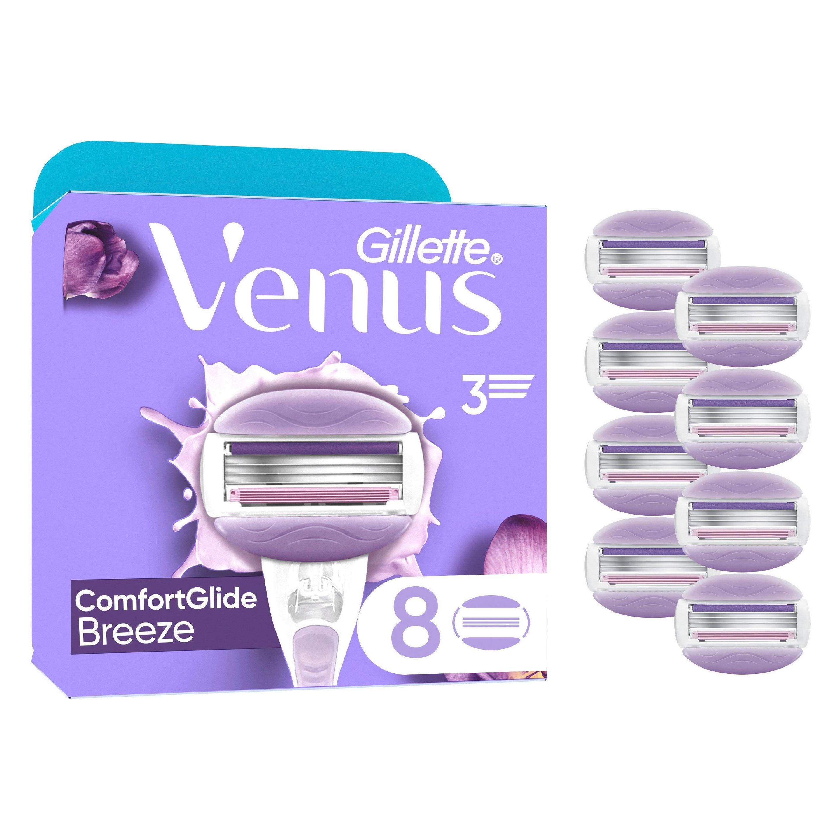 Venus Optic Venus - Gillette Venus ComfortGlide Breeze Razor Blades - Purple/White - 8 pcs (8x) (8700216498760)
