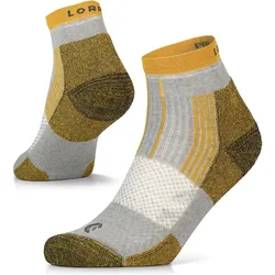 Lorpen, Unisex, Sportsocken, Pro Ultra Run Shorty (47 - 50), Grau, Gelb