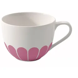 6er-Set Villeroy & Boch Kaffeetasse Fleur 160 ml Premium Porcelain Cassis