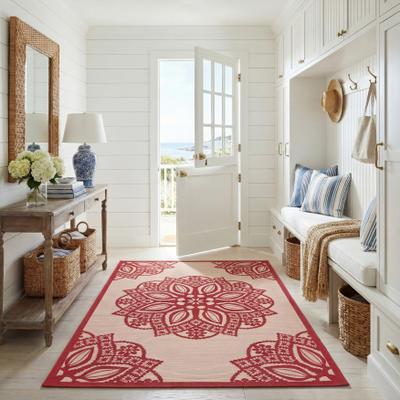 SAFAVIEH Courtyard Colette Waterproof Backyard Patio Rug