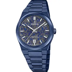 Festina Quarz Herren Nueva i-size F20078/B - blau - 40mm