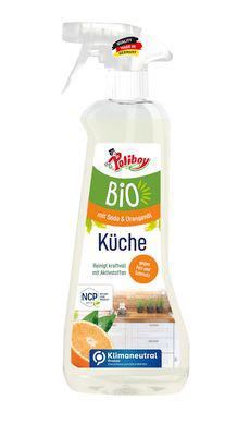 Bio Küchenreiniger POLIBOY, gegen Fett & Verschmutzungen, mit Orangenduft, 500 ml
