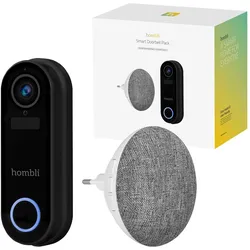 Hombli, Klingel + Türsprechanlage, Smart Doorbell 2 + Chime 2 (Kabellos, WLAN)