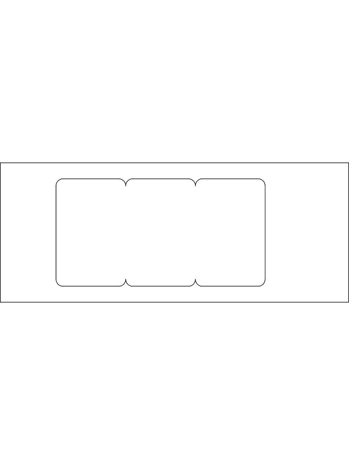 Hager Cover 3m 3se/br 130 perlewhite