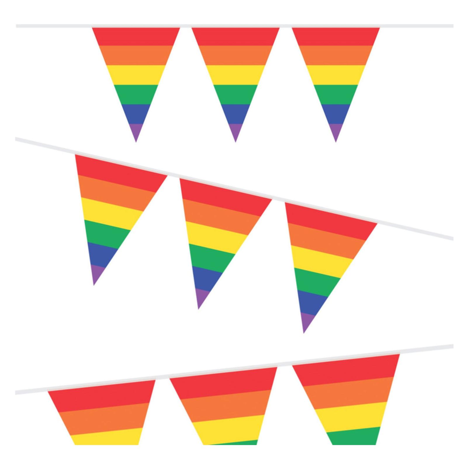 Haza Witbaard Flaggenlinie Regenbogen, 10 mtr. (21206751)