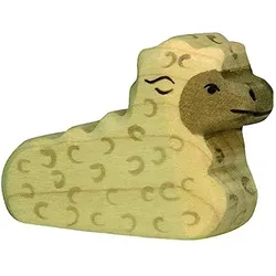 Holztiger Lamm, liegend