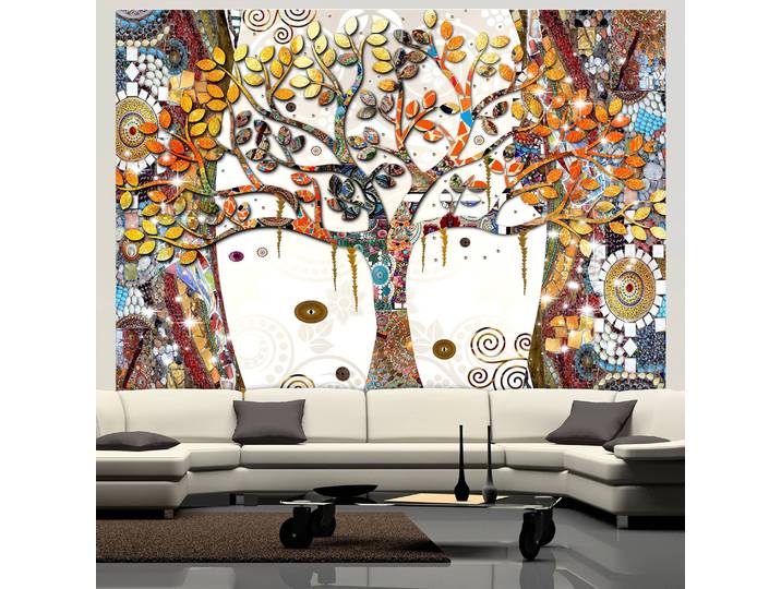 Vlies Fototapete Decorated Tree 150 x 105cm 150 x 105 cm
