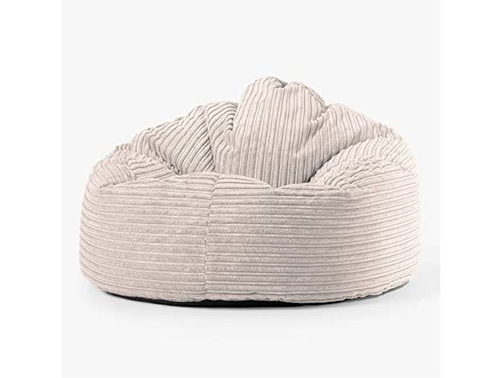 Lounge Pug, 'Mini-Mammoth' Sitzsack, Sessel, Cord Creme