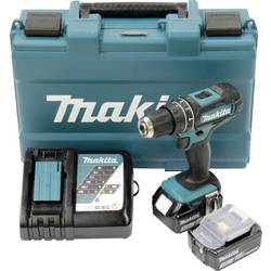 Makita DHP482RFE DHP482RFE Akku-Schlagbohrschrauber 18 V 3.0 Ah Li-Ion inkl. 2. Akku, inkl. Ladegerät
