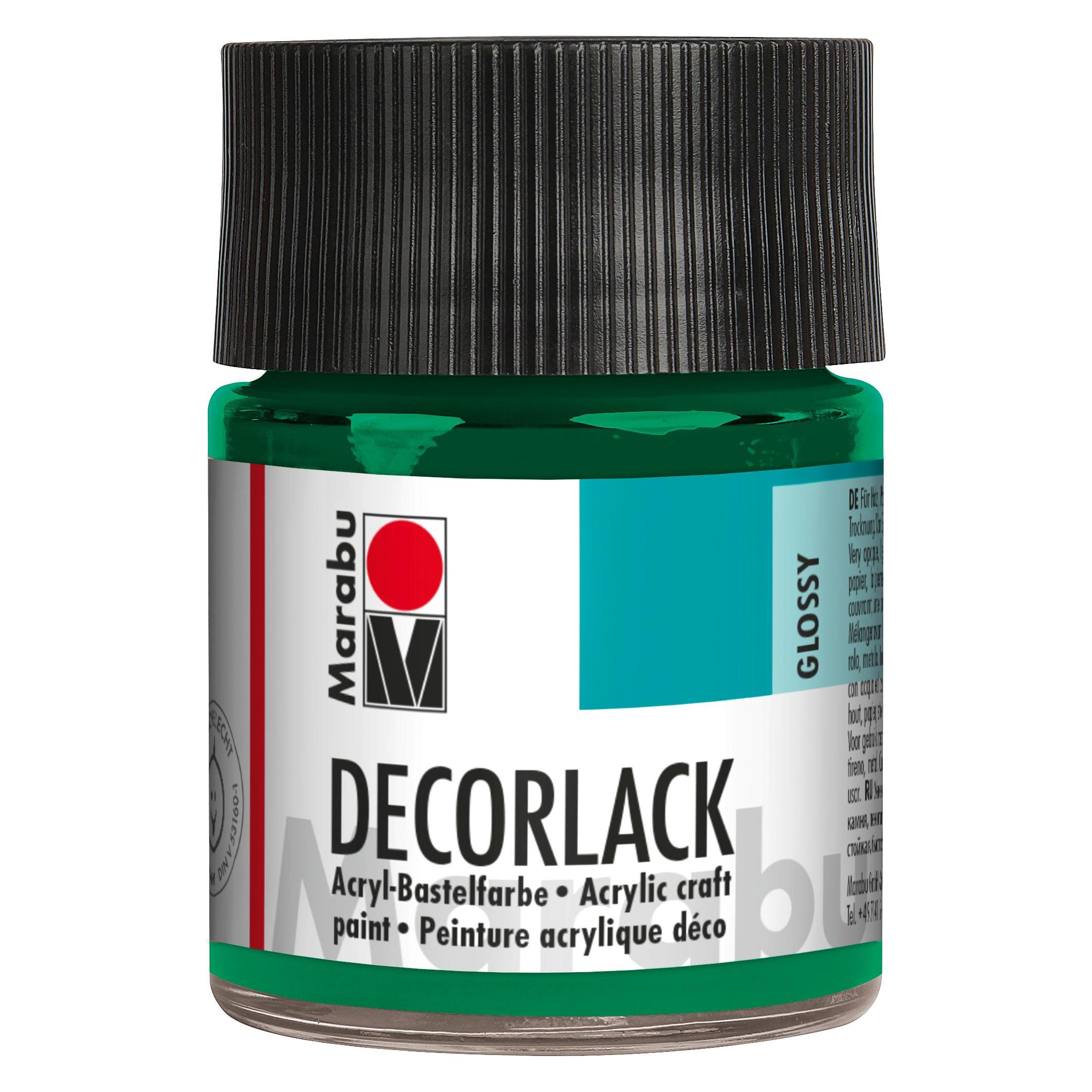 Marabu Acryllack "Decorlack", saftgrn, 50 ml, im Glas (50 ml) (11300005067)