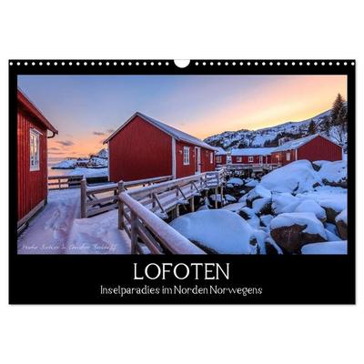 LOFOTEN - Inselparadies im Norden Norwegens (Wandkalender 2027 DIN A3 quer), CALVENDO Monatskalender