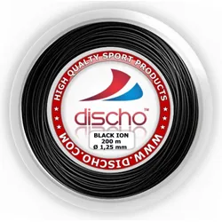 Tennissaite - DISCHO BLACK ION (ROUGH) - 200 m