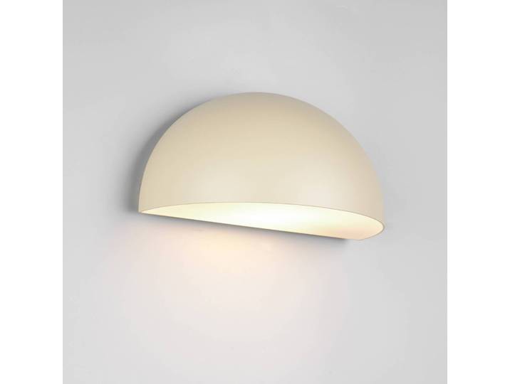 Wandlamp buiten MAAS, dimbaar, crème / amber, Aluminium, Wandlamp buiten