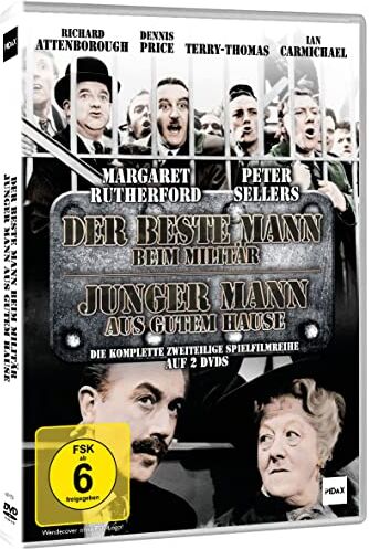 John Boulting - Der beste Mann beim Militär (Private's Progress) + Junger Mann aus gutem Hause (I'm All Right, Jack!) Die kpl. Spielfilmreihe mit Peter Sellers und MISS MARPLE (Margaret Rutherford) - Preis vom 17.10.2026 19:25:27 h