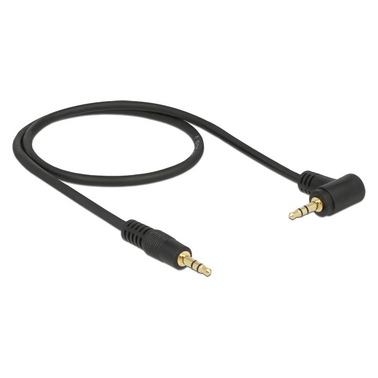 Delock Klinkenkabel, 3 Pin Stecker - Stecker (1 m) (83754)