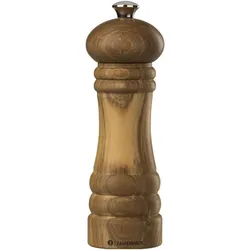 Zassenhaus Salzmühle BERLIN Olivenholz, 18 cm, Pfeffermühle + Salzmühle, Braun