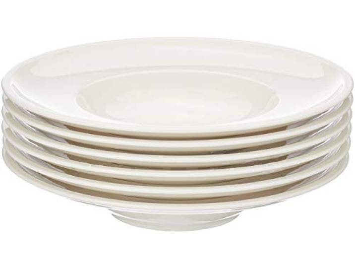Villeroy & Boch Artesano Original Suppenteller, Porzellan, Weiß, 27.5 x 27.5 x 13 cm, 6 Einheiten