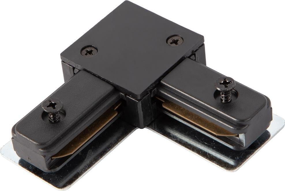 Eko-Light Zwarte L-rail connector, 1-fase, versie 2.0