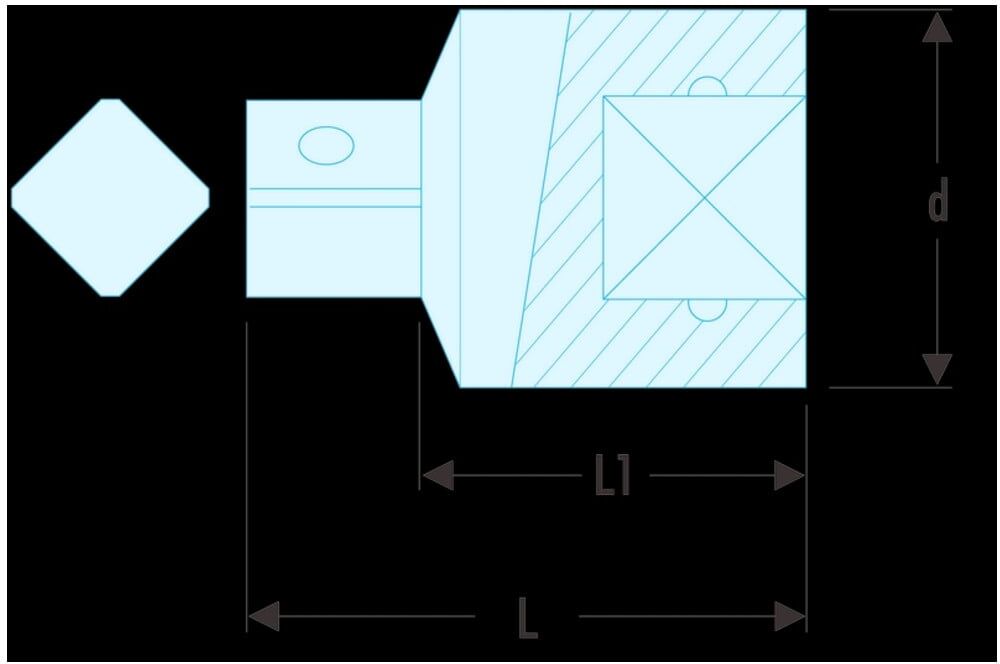 Facom Adapter 1/2" auf 3/8 (S.230)