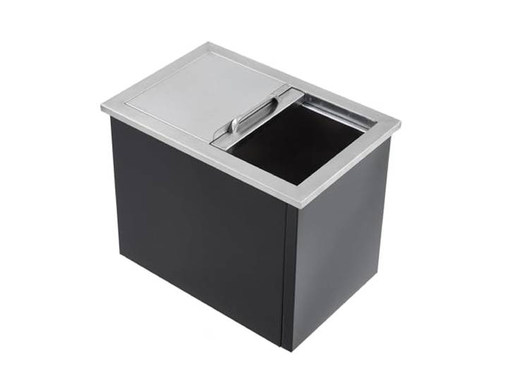GarveeMore Einbau-Eisbox Edelstahl Isolierte Eiskühler, Eisbehälter Eingebaute Eisspeichertruhe Kommerzieller Drop in Ice Chests Mit Topfdeckel Abflussrohr Für Den Außenbereich, Für Kalten Wein Bier