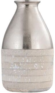 Atlas Lighting and Home Atlas Chloe Silver Metal Vase