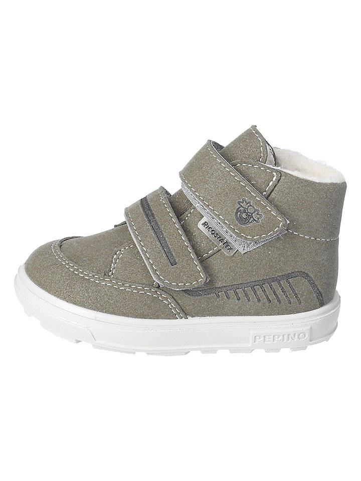 PEPINO Leder-Boots in Khaki - 22