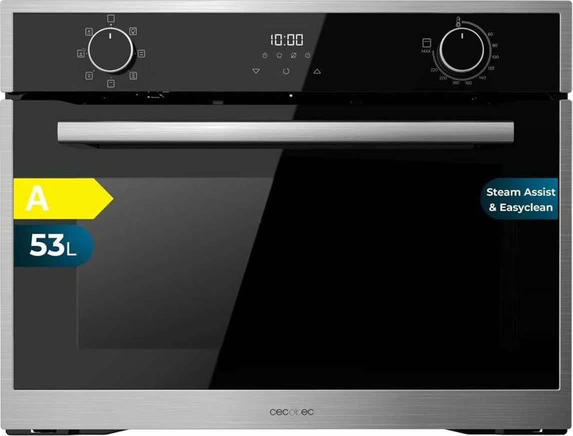 Cecotec 02825 Elektrische oven met stoomfunctie, 53 liter, 2600 W