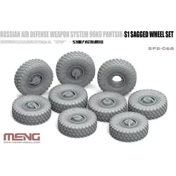Meng-Model Russian Air Defense Weapon System 96K6 Pantsir-S1 Sagged Wheel Set
