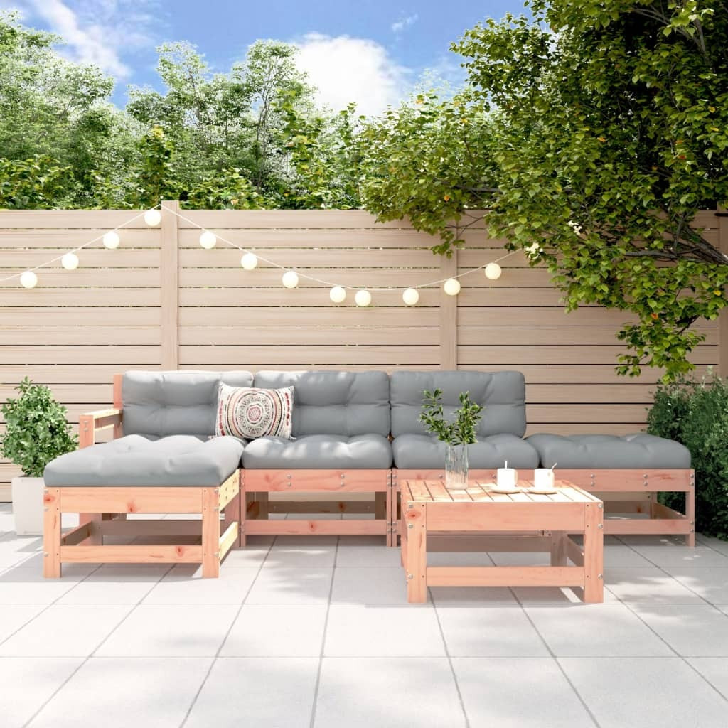 Prolenta Tuinloungeset, 6-delig, L-vormig, voor 6 personen