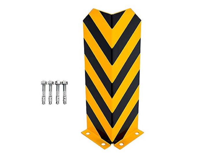 KTC Tec Rammschutz L-Form 800mm 6mm Regalschutz Anfahrschutz Rammschutzecke Eckschutz Regal Lager Säulenschutz