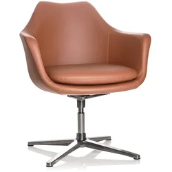 hjh OFFICE Loungesessel ARTEMIA Kunstleder mit Armlehnen