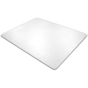 Floortex Bodenschutzmatte Valuemat, transparent, für Teppichböden, Vinyl, rutschfest, 90 x 120cm