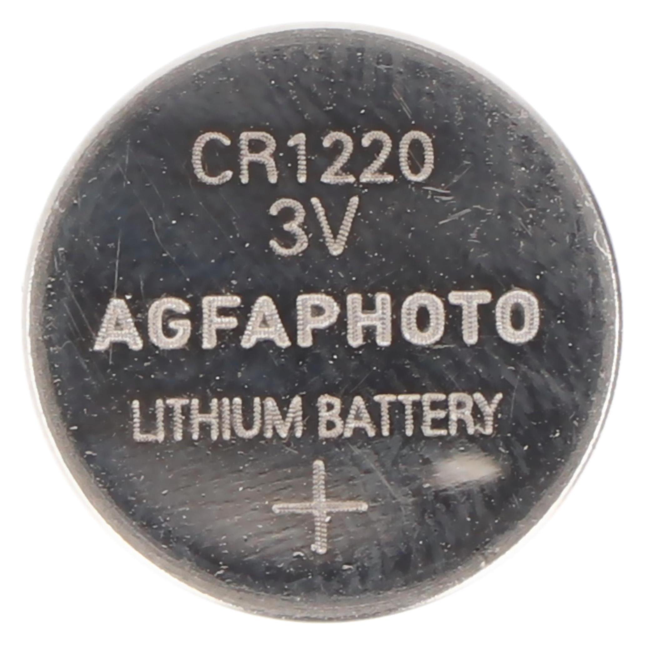 Agfaphoto Knopfzelle CR 1220 Lithium 3 V 5 St. (5 Stk., CR1220) (150-803210)